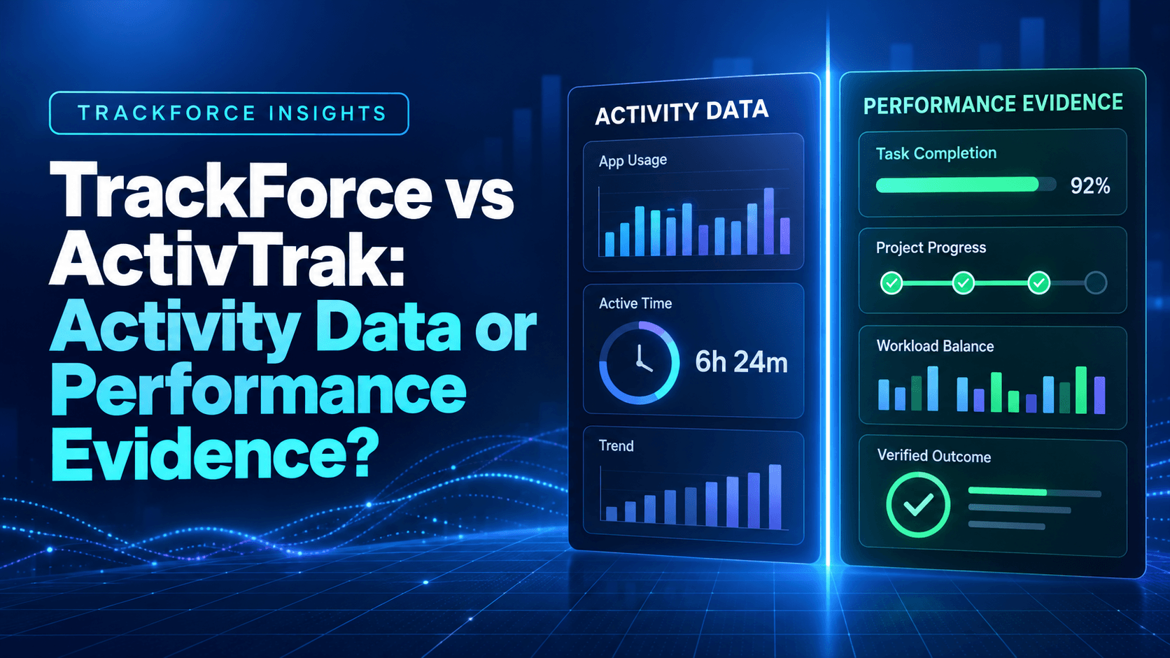 TrackForce vs ActivTrak: Activity Data or Performance Evidence?