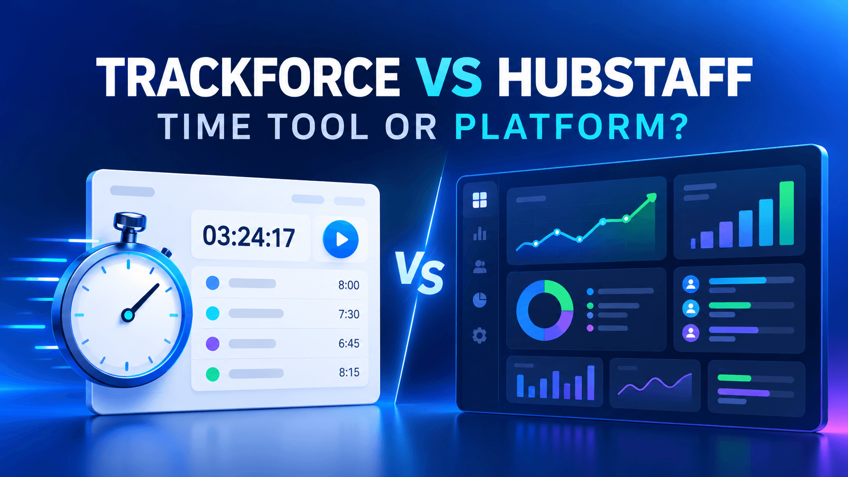 TrackForce vs Hubstaff: Time Tool or Platform?