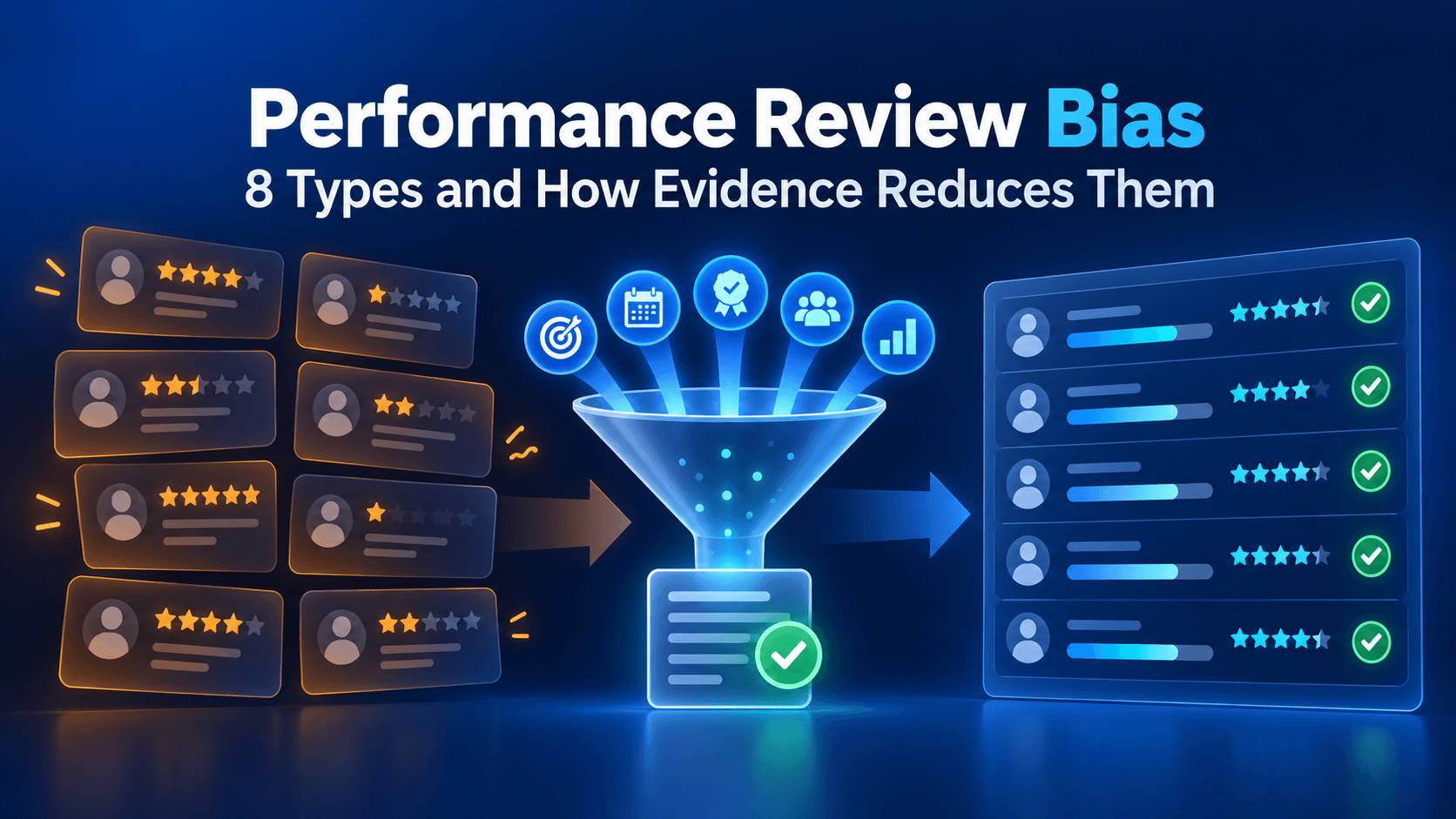 Performance Review Bias: 8 Types and How Evidence Reduces Them