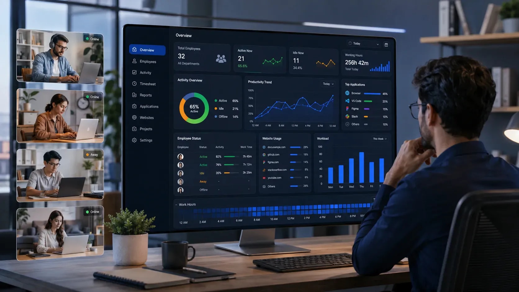 Remote Employee Monitoring: How to Monitor Remote Employees Without Losing Productivity Visibility